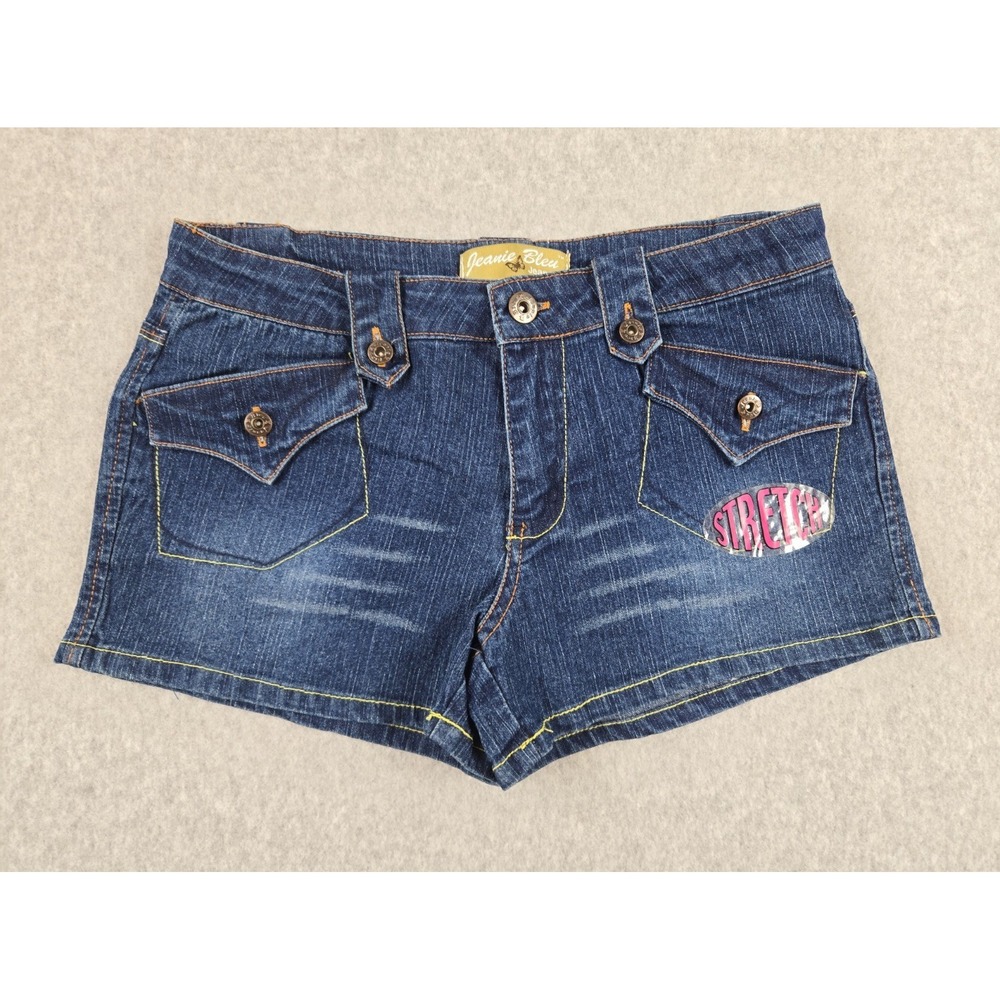 Jeanie Bleu Shorts Girls Size 14 Mid Rise Denim Jean Short NWT‎